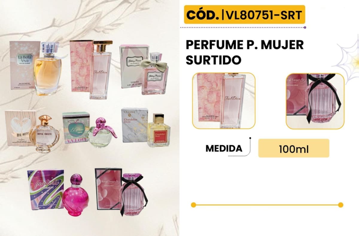 PERFUME DE DAMA - VARIOS1