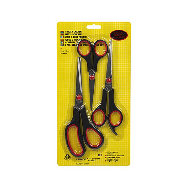 SET DE TIJERA X3 BLISTER AMARILLO1