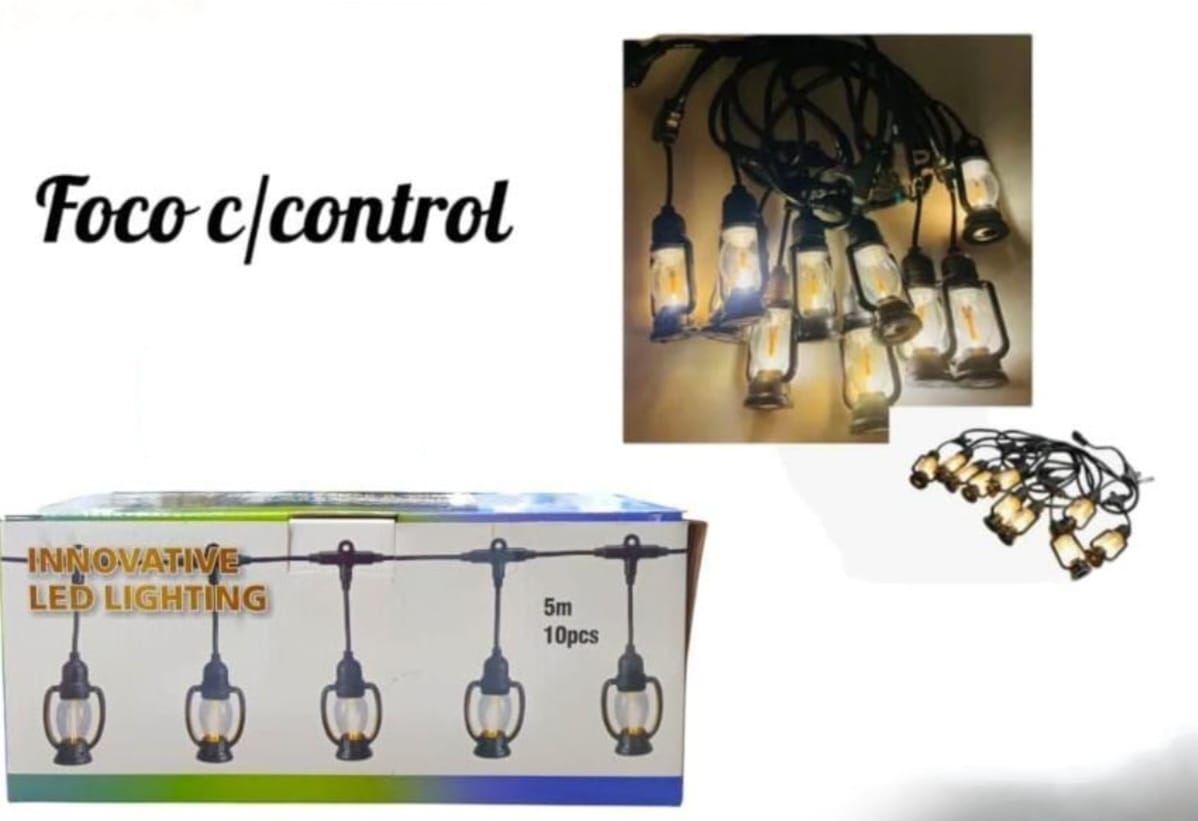 GUIRNALDA FOCO C/ CONTROL1