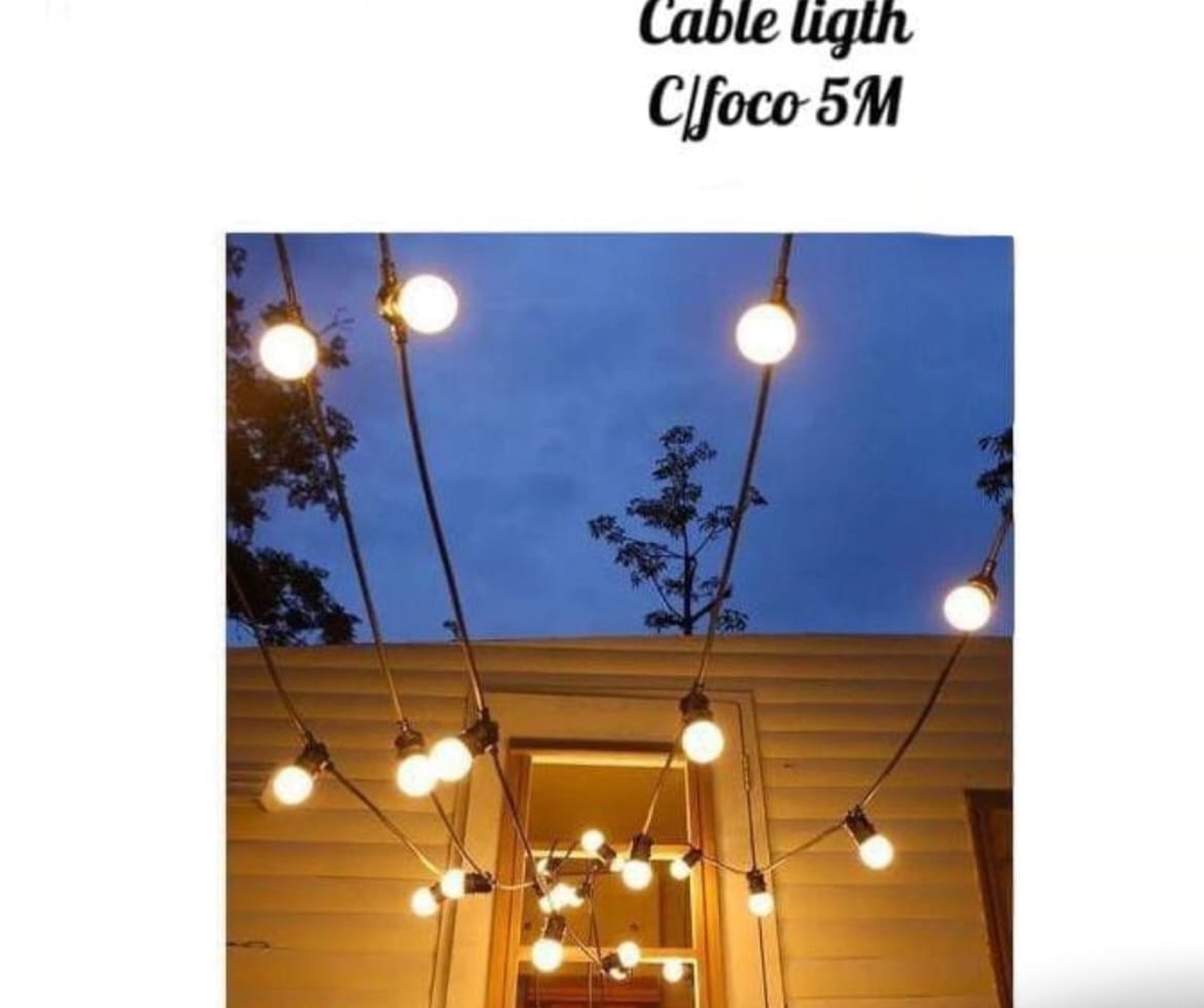 CABLE 5MT CON FOCOS 10PCS1