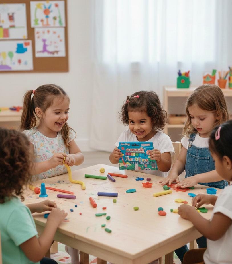 PLASTILINA MERCYFAN JUMBO SURTIDO X122