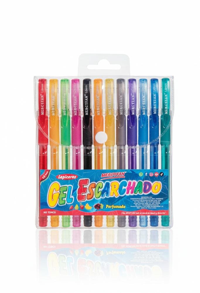 LAPICERO ESCARCHADO X12 - MERCYFAN1