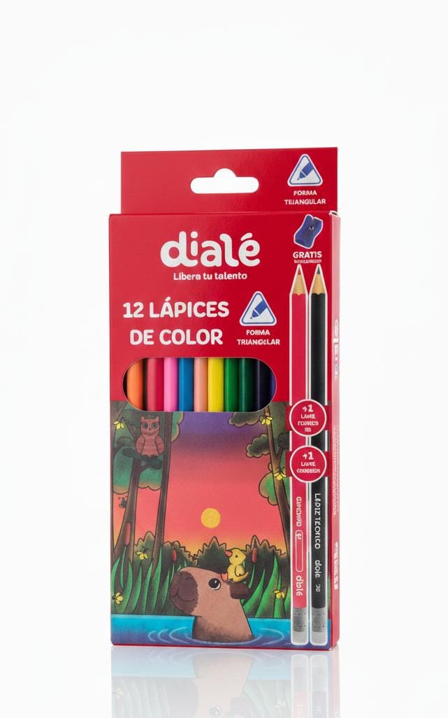 COLORES X12 DIALE +2 CON TAJADOR1