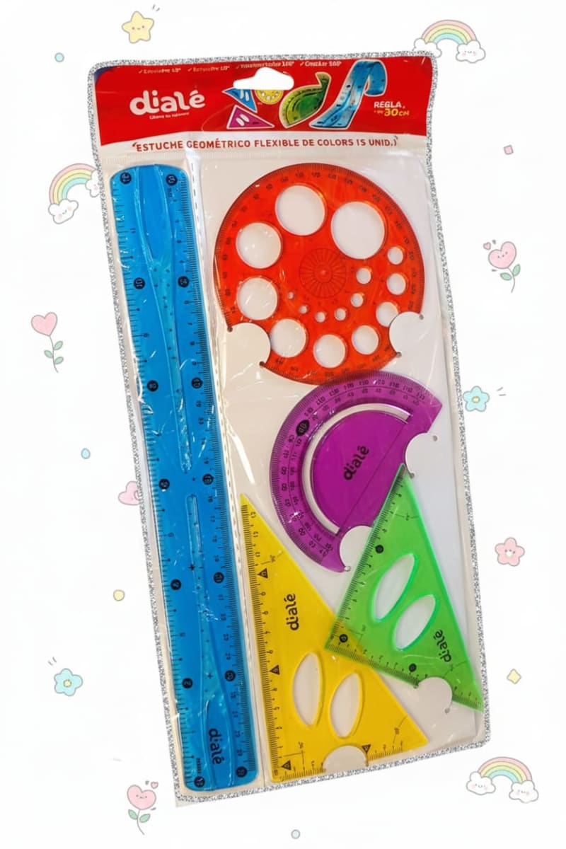 SET REGLA FLEXIBLE 5PCS - DIALE1