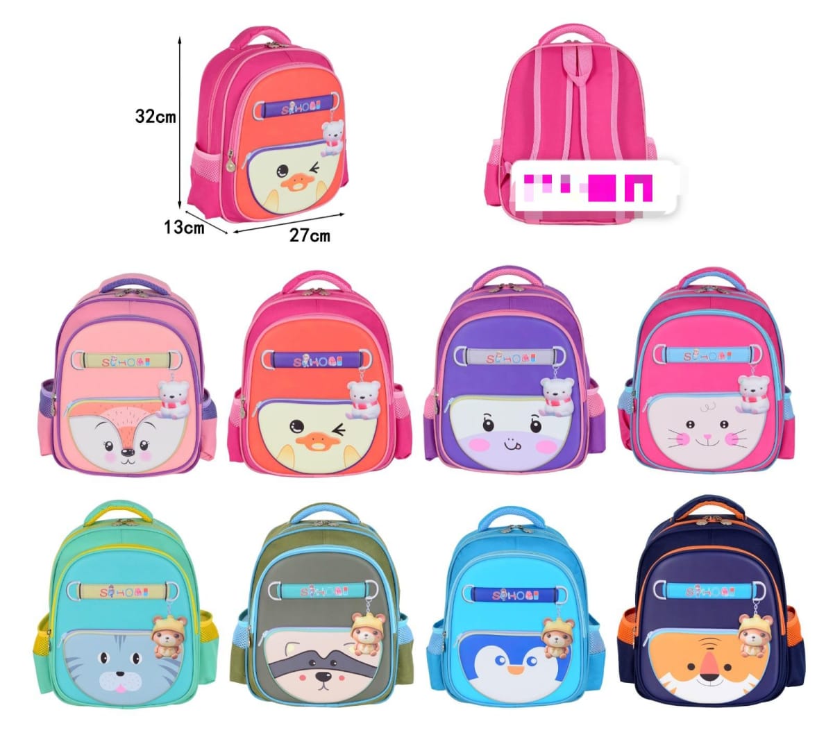 MOCHILA ANIMLITOS KAWAI1