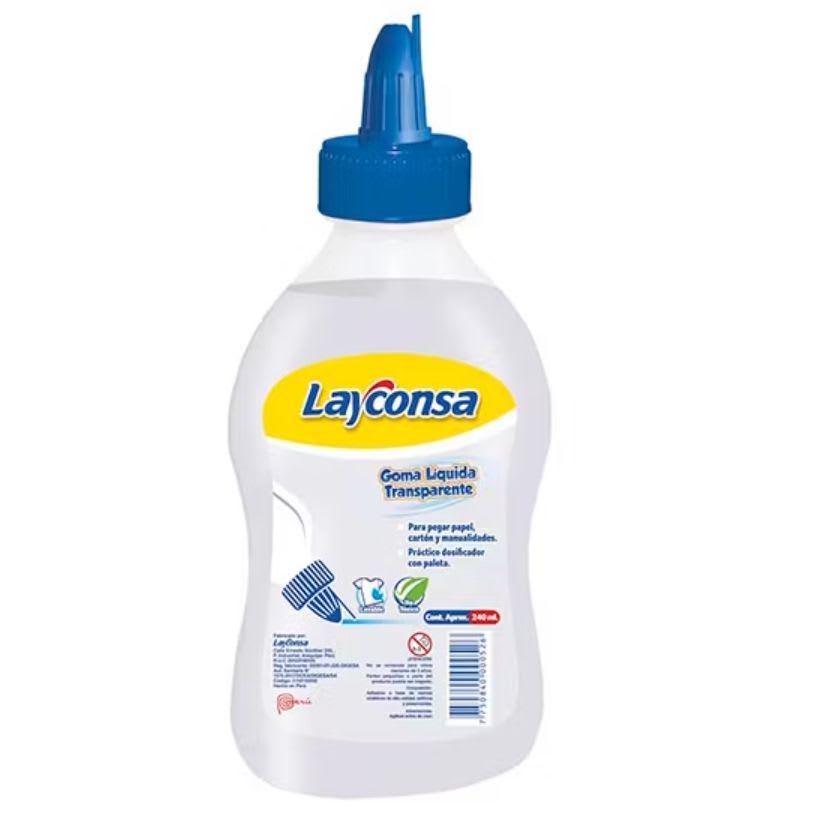 GOMA LIQUIDA TRANS. 250ML LAYCONSA1