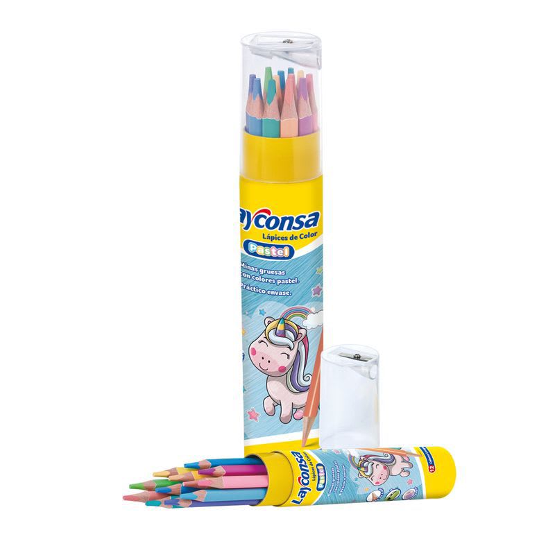 LAPIZ TUBO X12 PASTEL LAYCONSA1