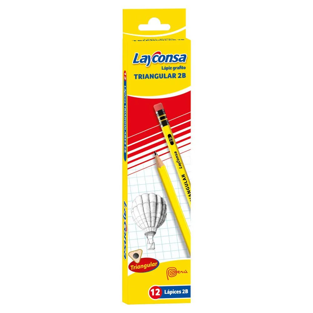 LAPIZ AMARILLO 2B LAYCONSA1
