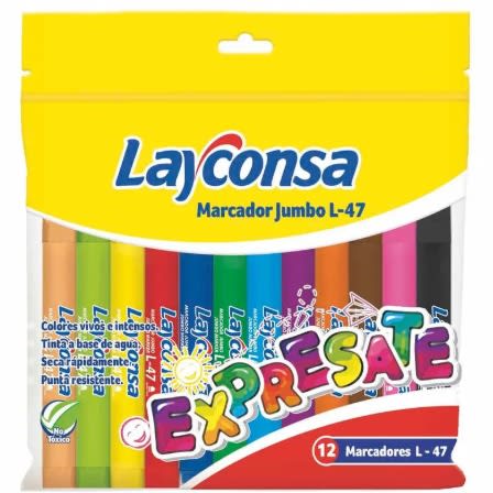 PLUMONES JUMBO X12 LAYCONSA1