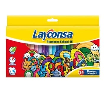 PLUMONES X24 LAYCONSA DELGADO1