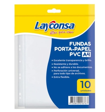 FUNDAS PORTAPAPLES LAYCONSA X101