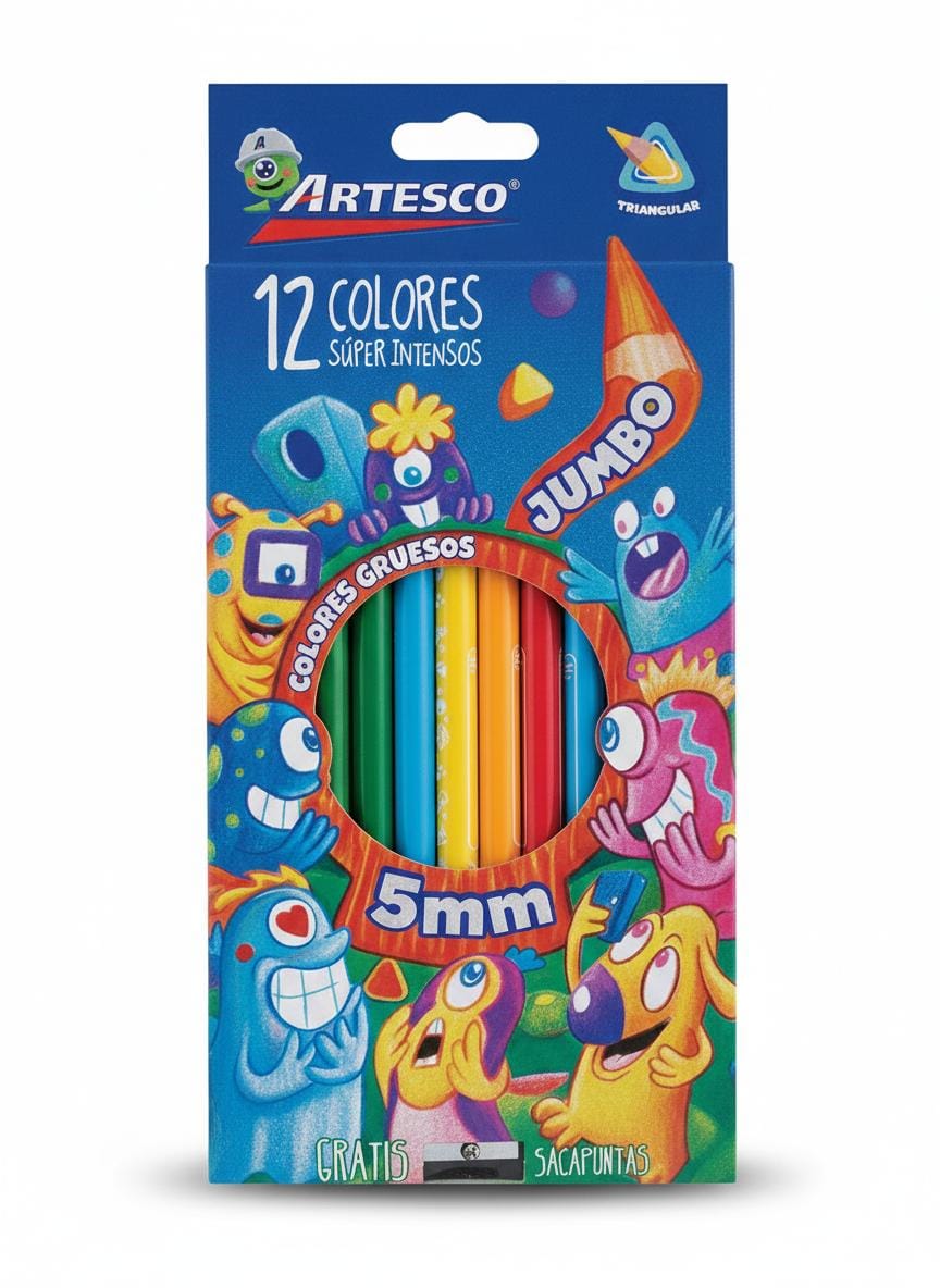 COLORES JUMBO X12 - ARTESCO1