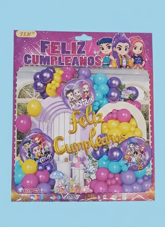 SET DE GLOBOS K-POP1