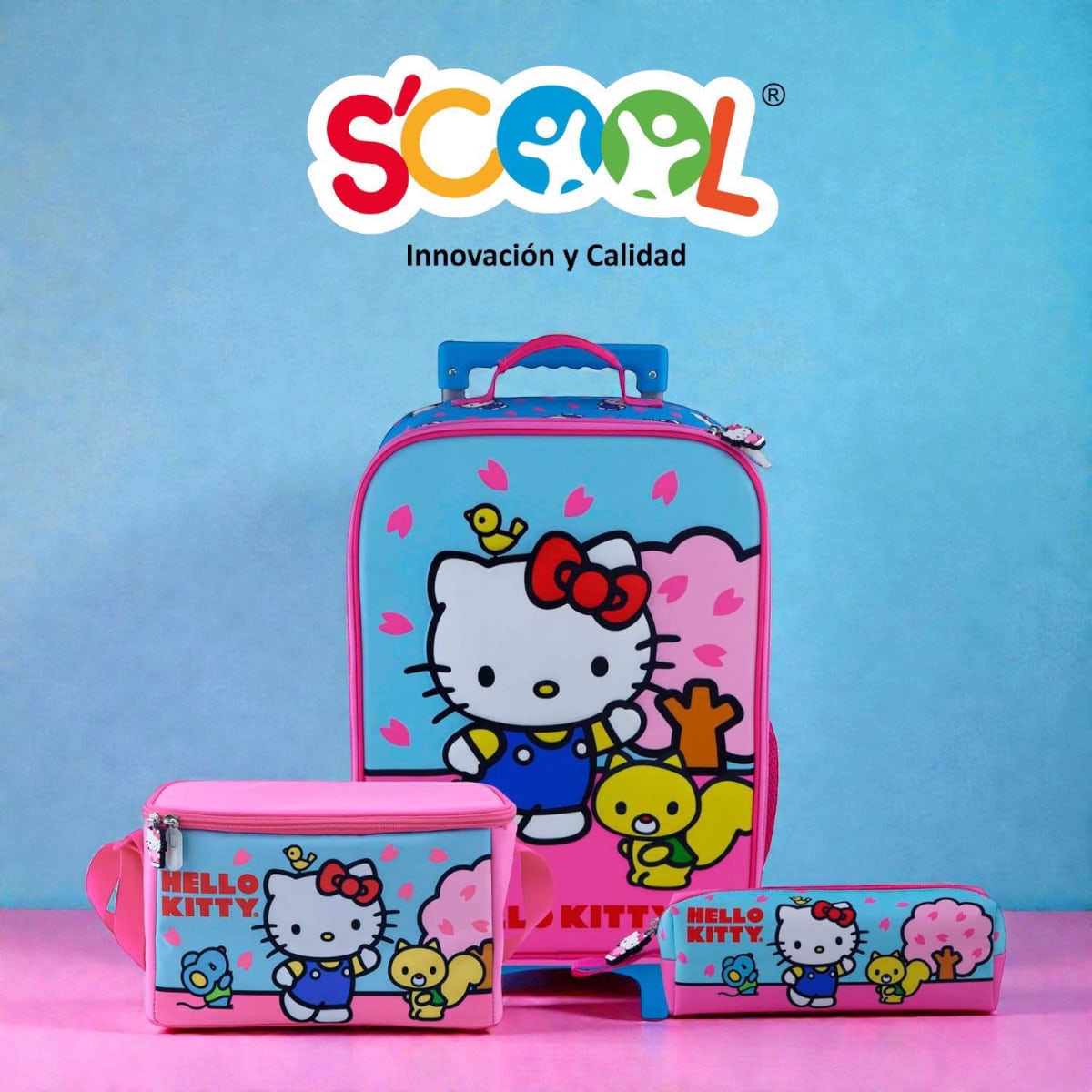 MALETA KOMBAT HELLO KITTY EVA 3D1
