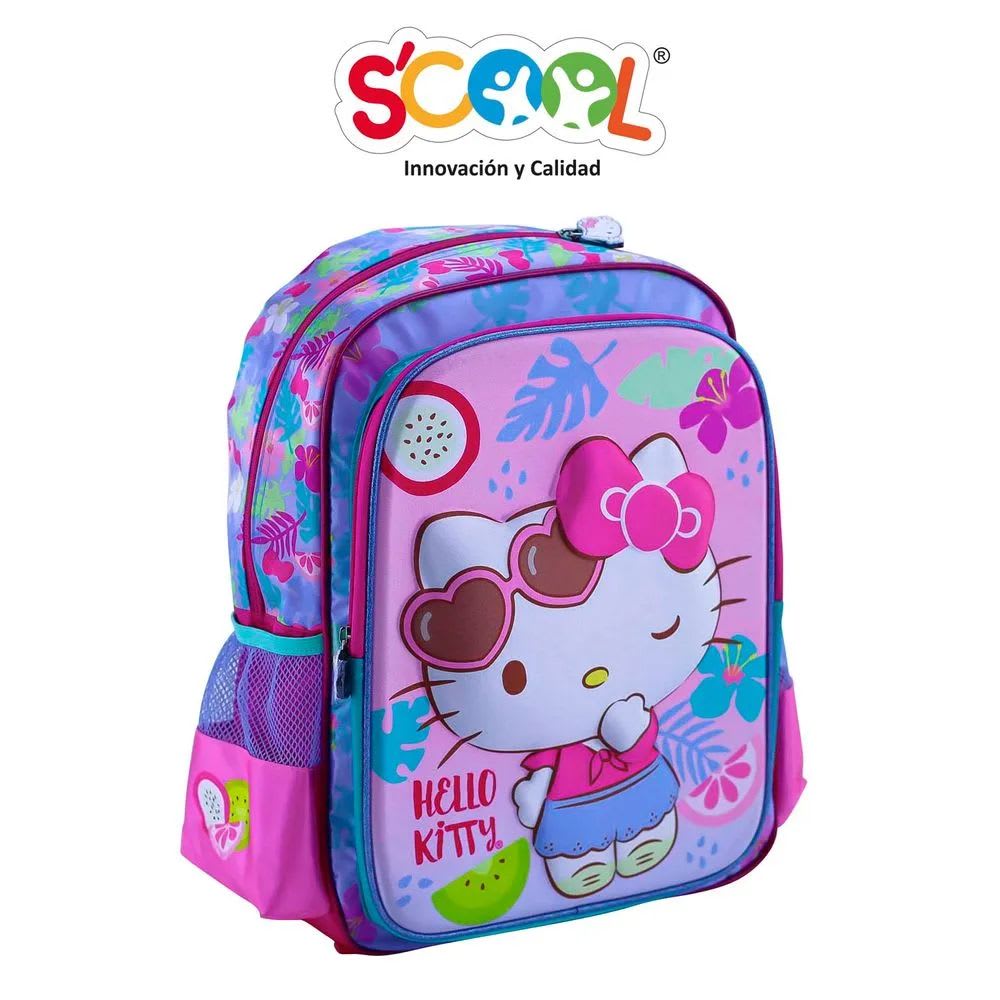 SCOOL MAGIC MOCH 2 BOL EVA 3D SATIN HELLO KITTY1