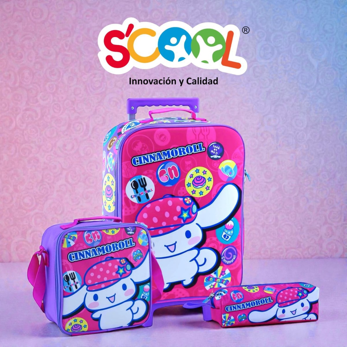 SET MALETA CINNAMOROL1