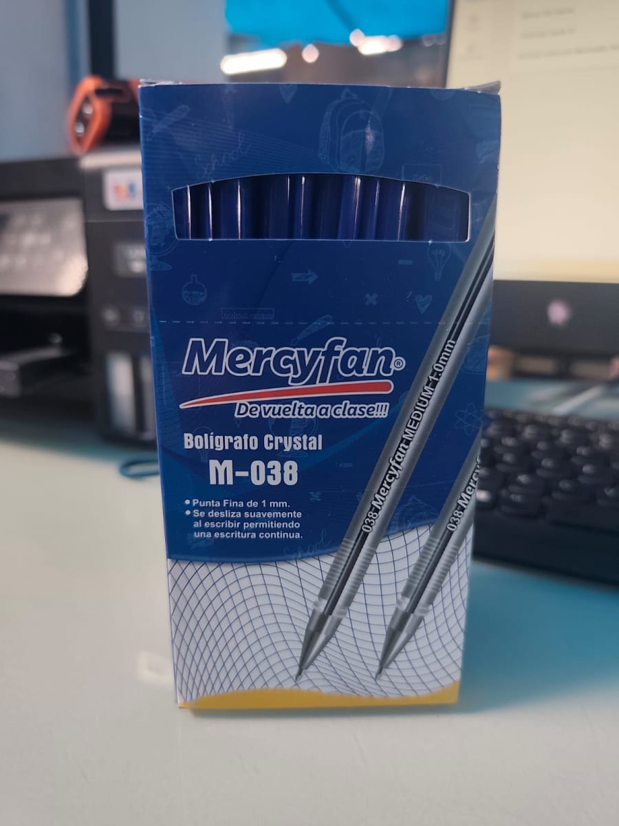 LAPICERO AZUL CAJA X50 - MERCYFAN1