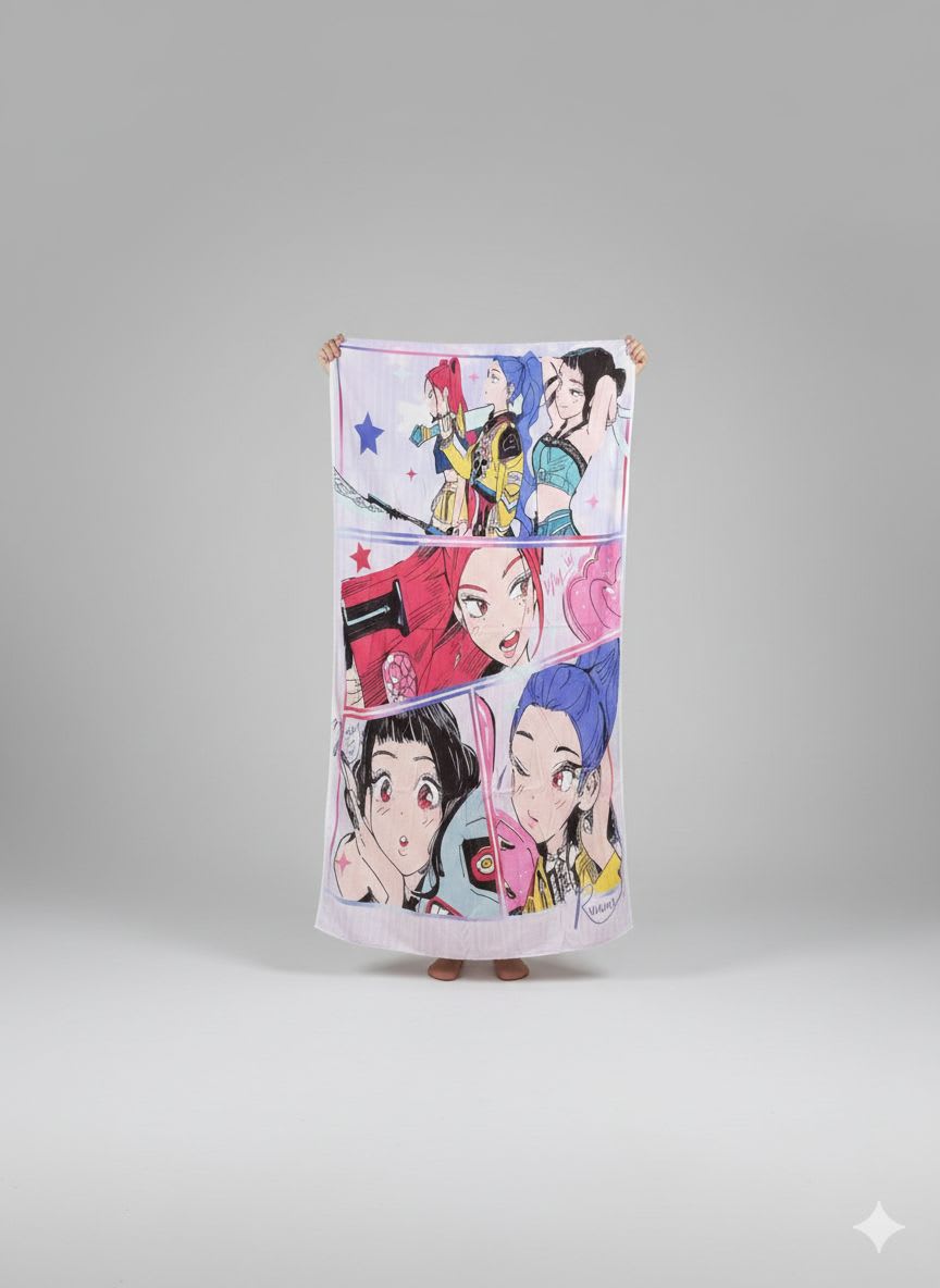 TOALLA DE BAÑO - KPOP1