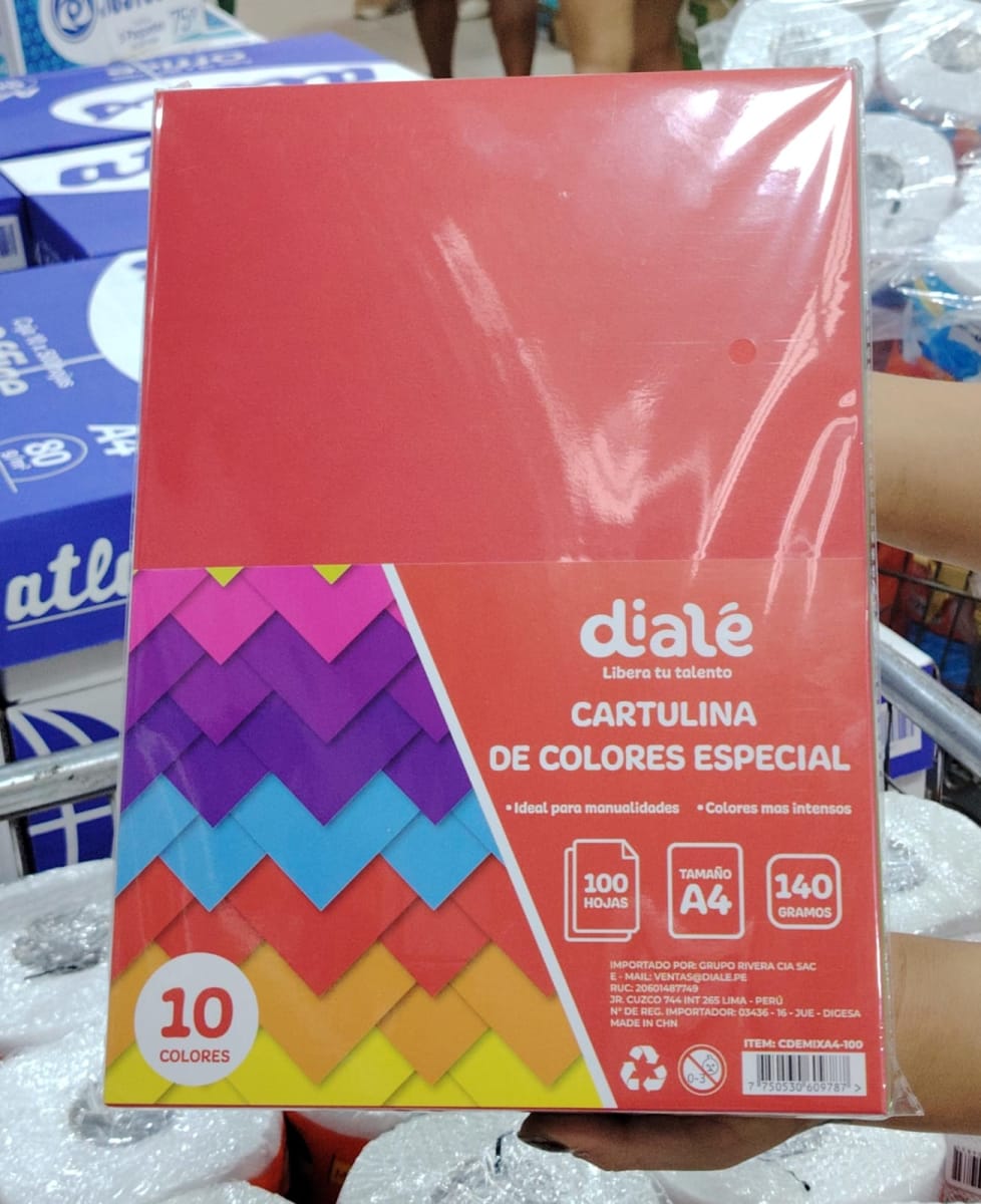CARTULINA COLORES A41