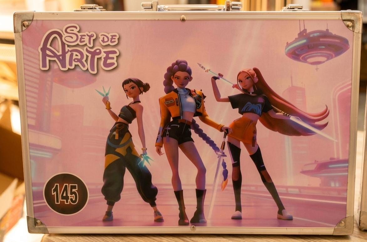 MALETIN SET DE ARTE K-POP1