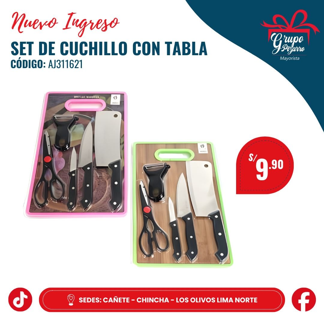 SET CUCHILLO + TABLA1