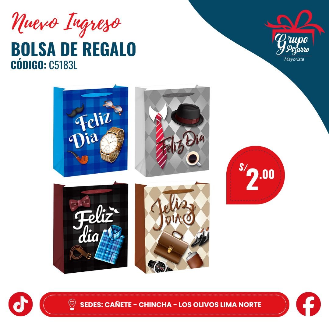 BOLSA REGALO PAPA 40*301