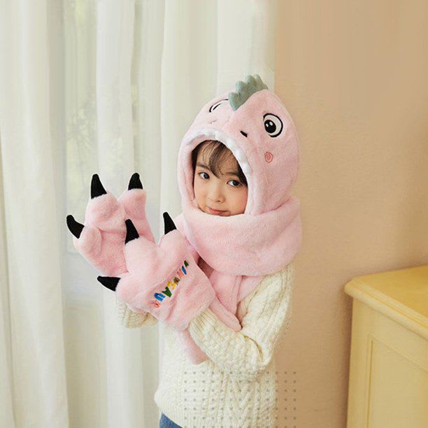 GORRO DINO C/ BUFANDA2