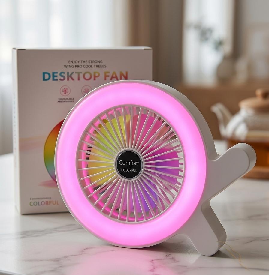 VENTILADOR + PARLANTE CON LUCES1