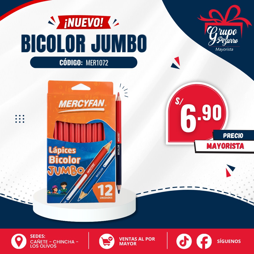 BICOLOR JUMBO 12UN. - MERCYFAN1