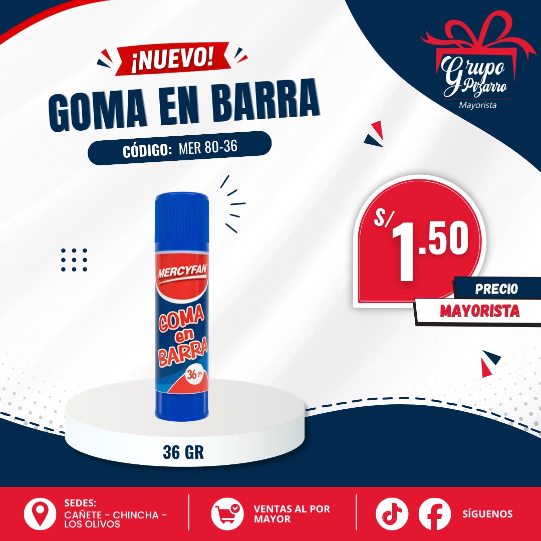 GOMA BARRA MERCYFAN 36GR1