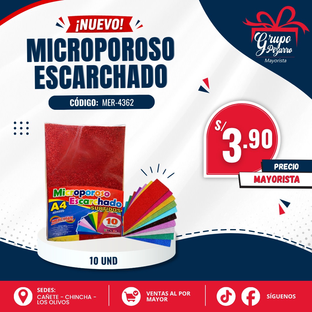 MICROPOROSO ESCARCHADO X10 - MERCY1