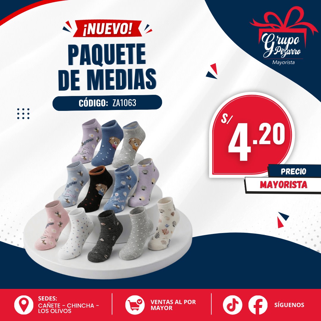MEDIAS CON DISEÑO X121