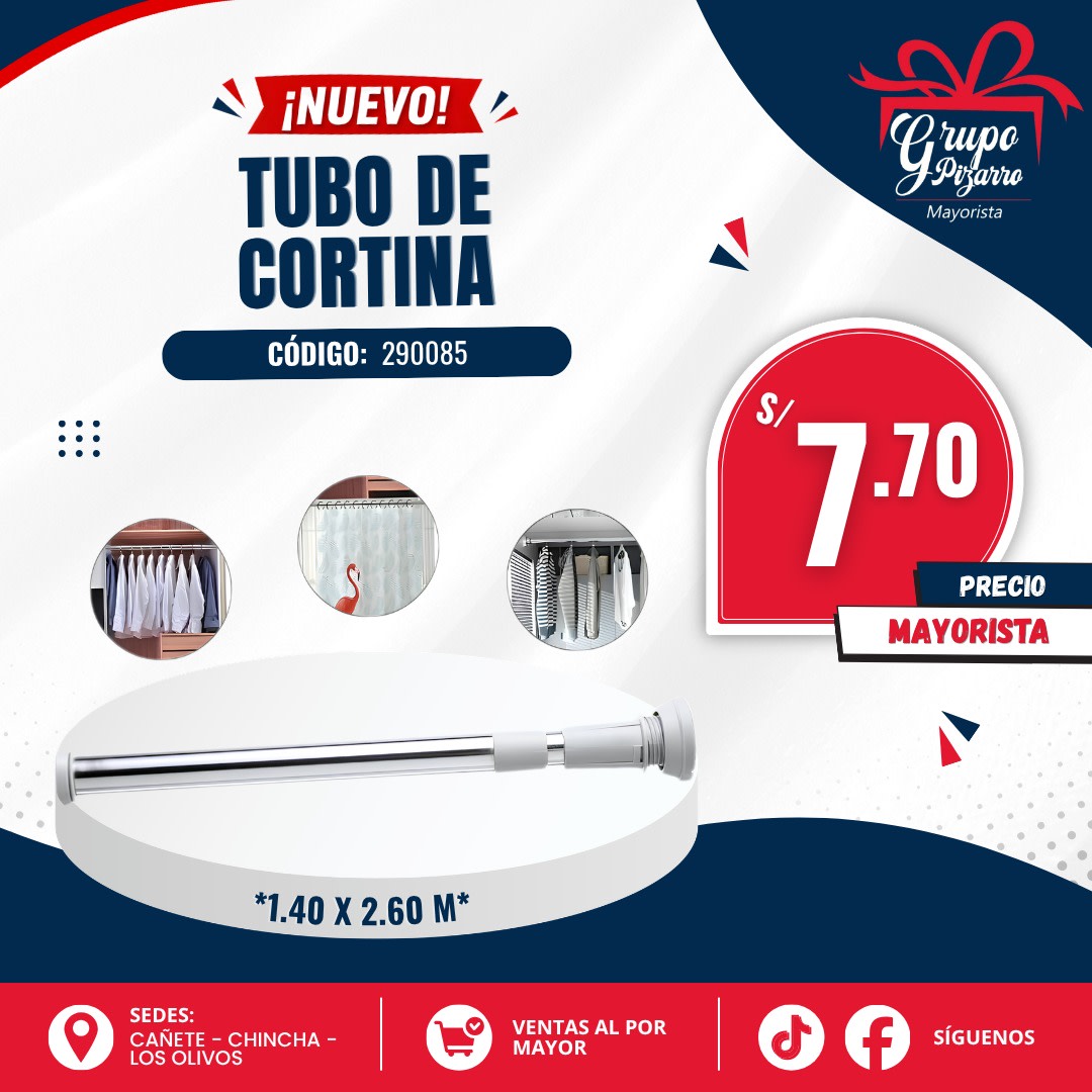 TUBO DE CORTINA 140-260CM1