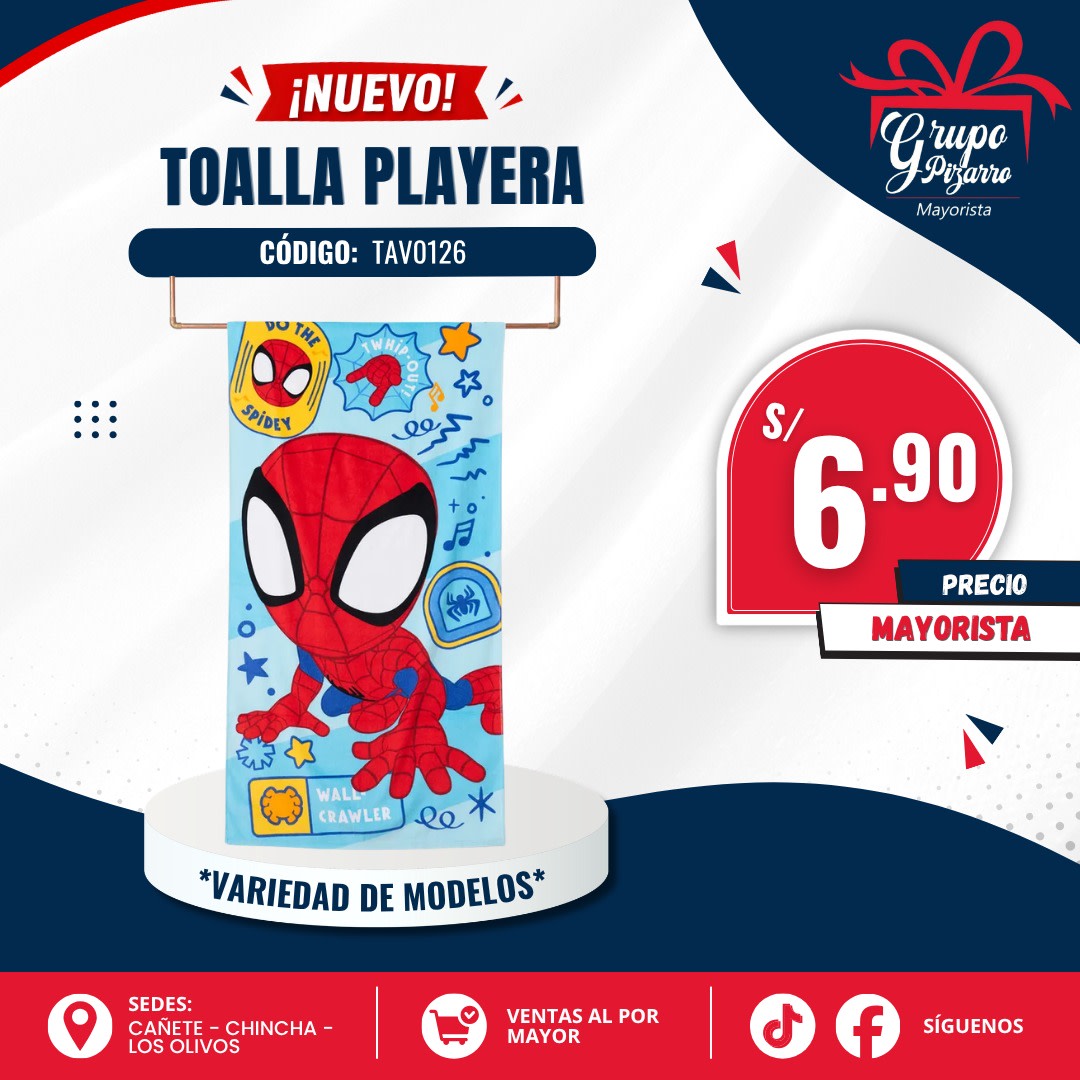 TOALLA P/ PLAYA PERSONAJES DISNEY 60*302