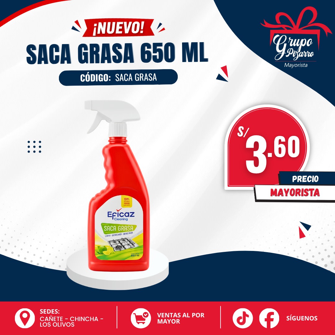 SACA GRASA C/G 650 ML - EFICAZ1