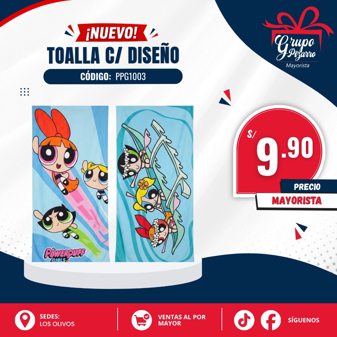 TOALLITA CHICAS SUPER PODEROSAS1