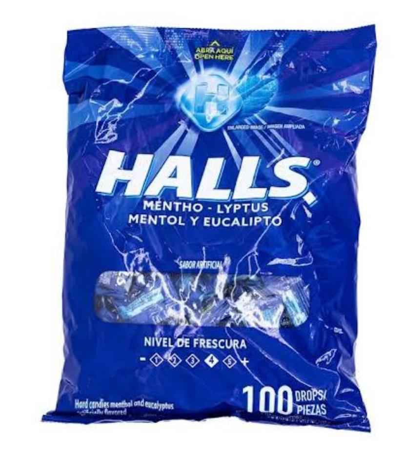 HALLS AZUL X100 EN BOLSA1