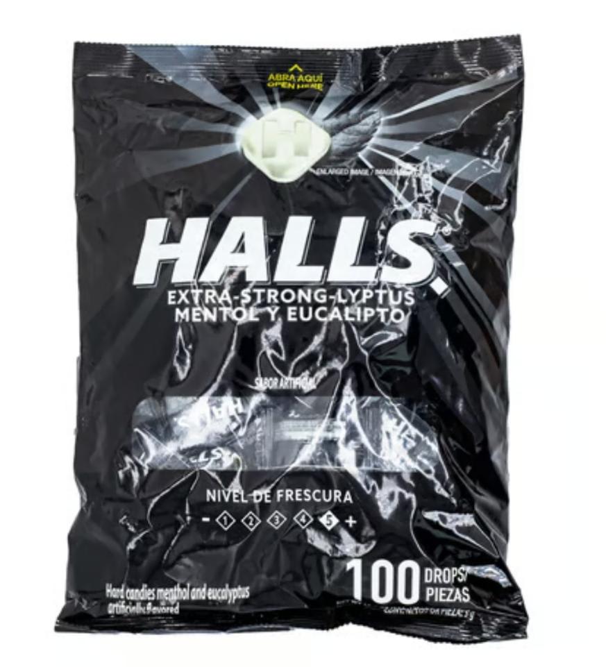 HALLS NEGRO BOLSA X1001