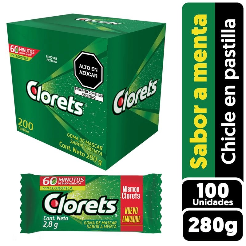 CLORETS CJ X 200 PASTILLAS1