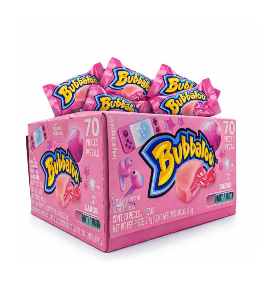 BUBBALOO FRUTA 70PZS1