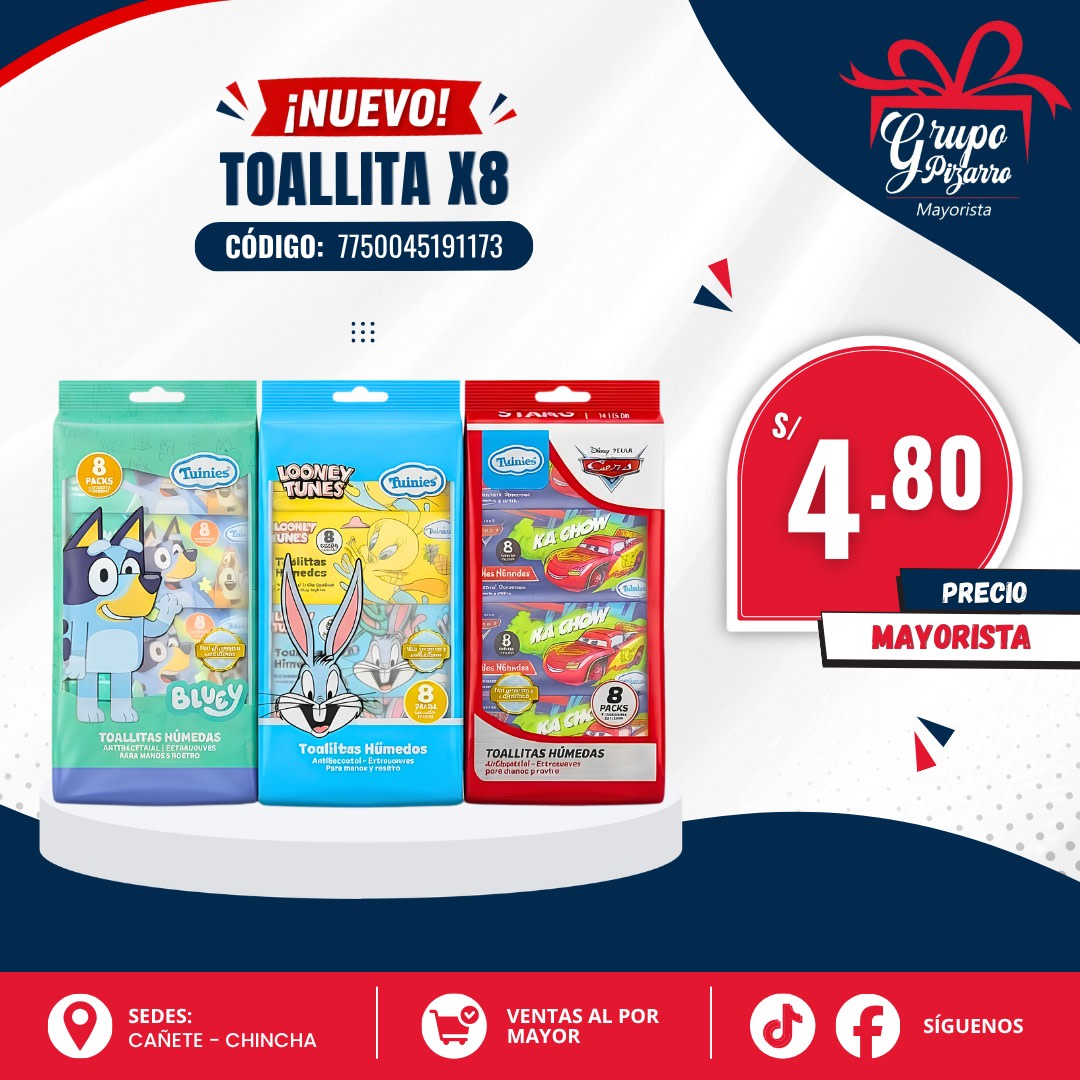 TOALLITA  HUMEDA PACK X81