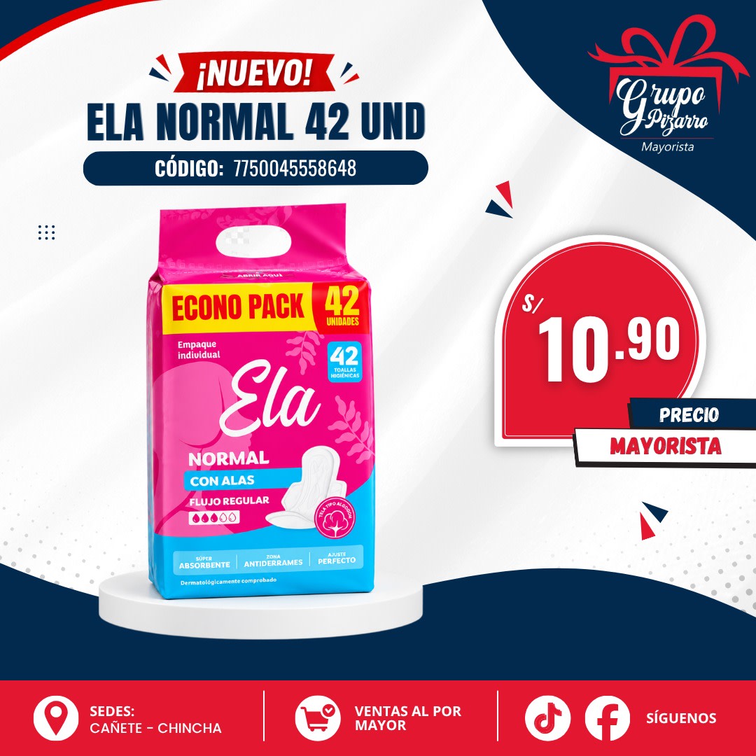 TOALLA HIGIENICA NORMAL X421