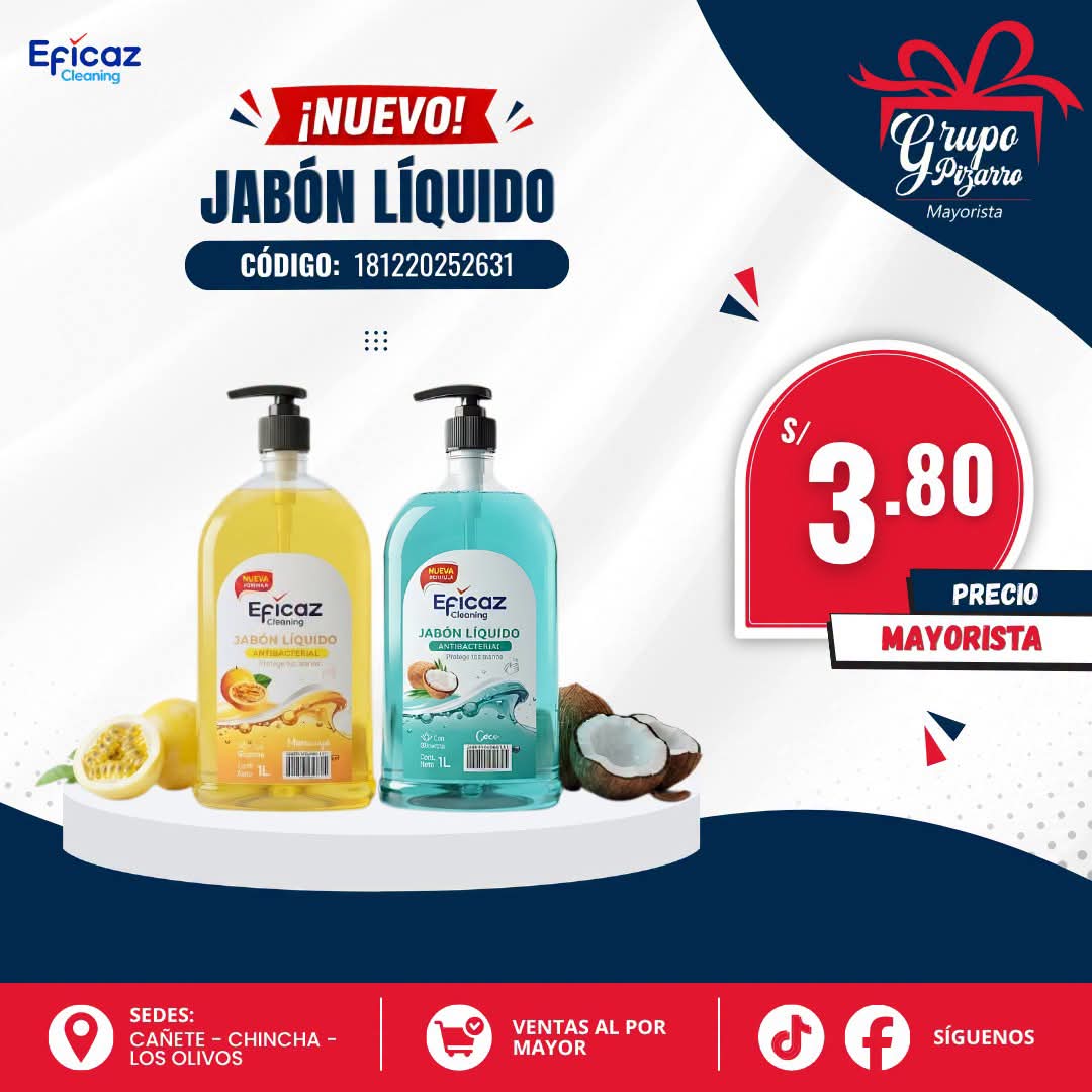 JABON LIQUIDO 1LT - EFICAZ1