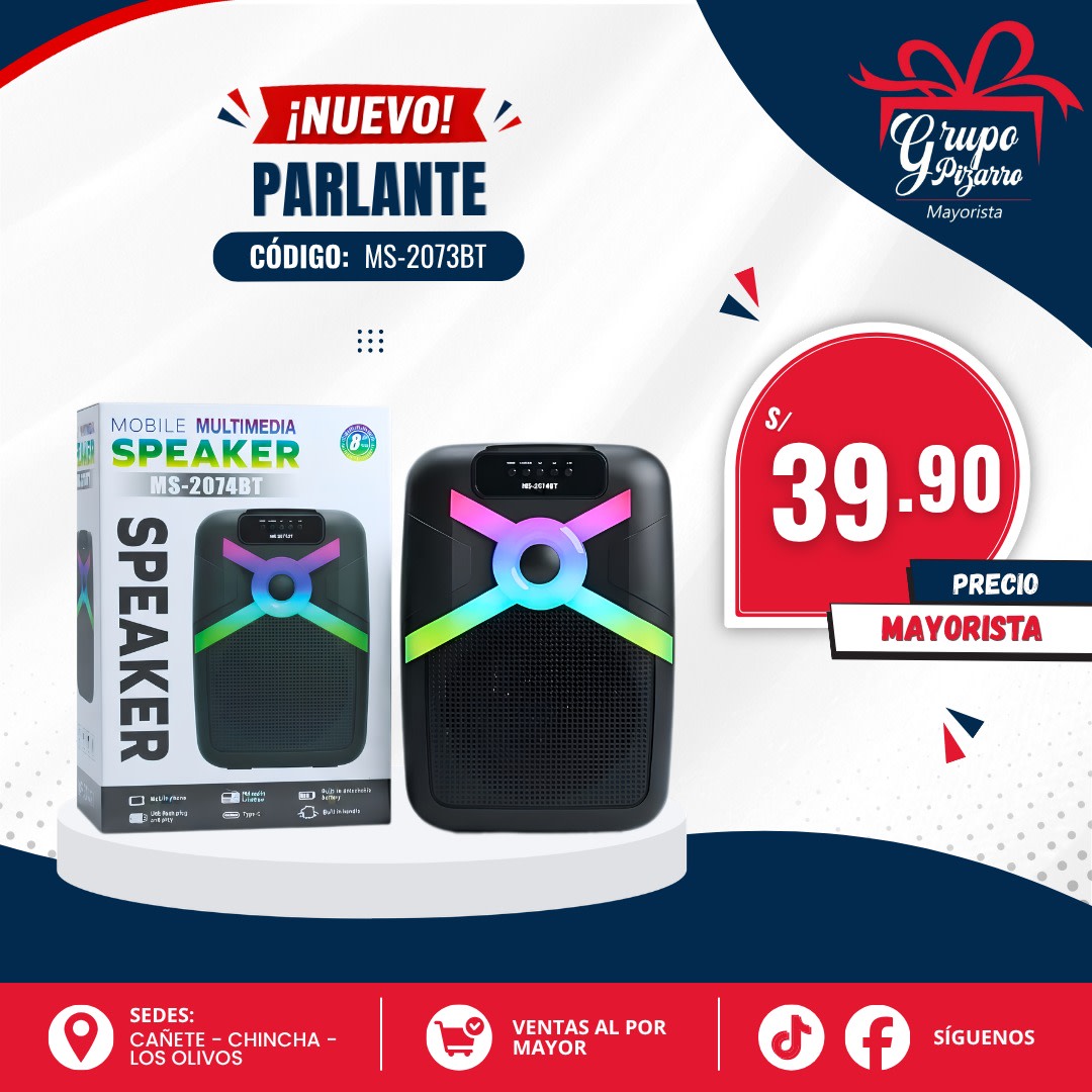 PARLANTE MS2073BT1