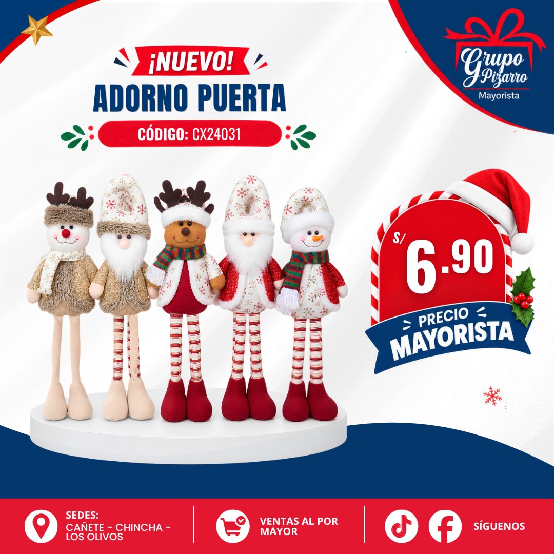 MUÑECO P/ PUERTA NAVIDA1