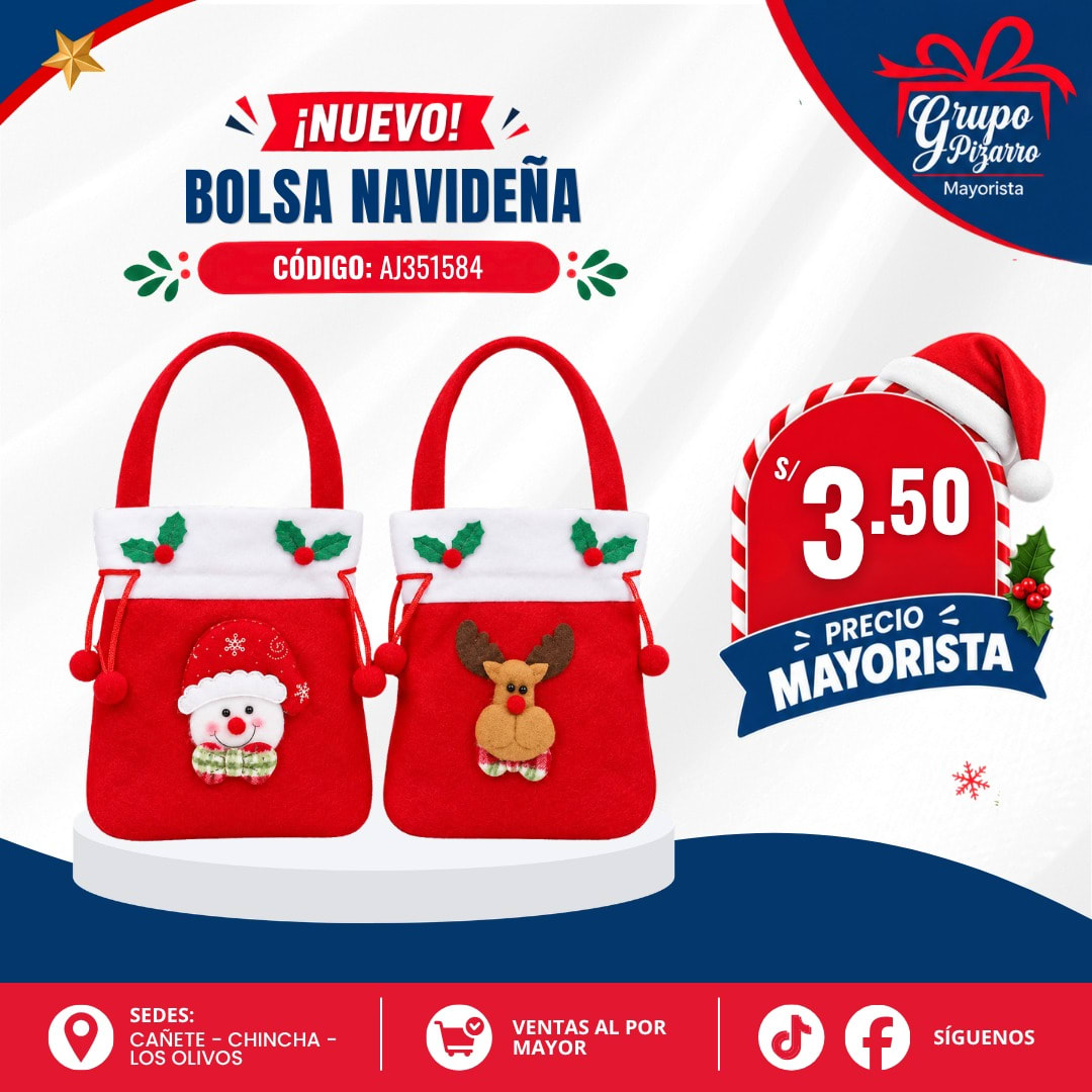 BOLSITO NAVIDAD 22*18CM1