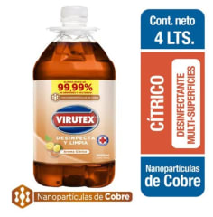 LIMPIADOR DE PISOS VIRUTEX 4 LITROS