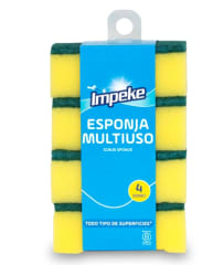 PAVK 4 ESPONJAS LISAS IMPEKE