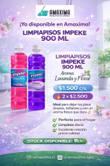 2 limpiapisos Impeke Lavanda x $2.500