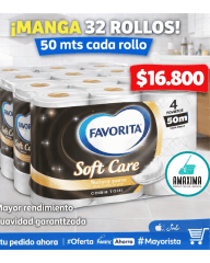MANGA FAVORITA SOFT CARE 4X50 METROS